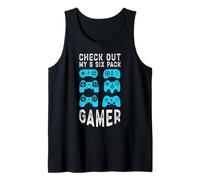 Echa un Vistazo a mi 6 Six Pack Gamer Camiseta sin Mangas