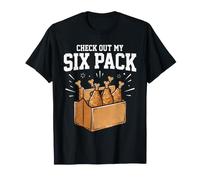 Echa un Vistazo a mi Paquete de Seis Pollos fritos Aves de Corral Humor Camiseta