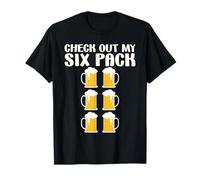Echa un Vistazo a mi Six Pack Beer Six Pack Gym Bebiendo Camiseta