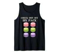 Echa un vistazo a mis amantes de los macarrones de macaron Sixpack Camiseta sin Mangas