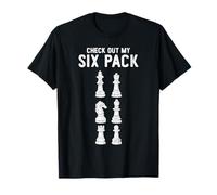 Echa un Vistazo a My Six Pack Funny Chess Player Juego de Mesa Humor Camiseta
