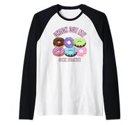 Echa un Vistazo a My Six Pack Funny Donuts, Funny Doughnut Six Pack Camiseta Manga Raglan