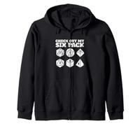 Echa un Vistazo a My Six Pack - Juegos de Mesa RPG D20 Sudadera con Capucha