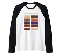 Echa un vistazo a My Wood Funny Woodworker Carpintería Camiseta Manga Raglan