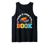 Echa un vistazo a su en un libro - Bookworms Lectores Lectura Amantes Camiseta sin Mangas