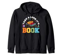 Echa un vistazo a su en un libro - Bookworms Lectores Lectura Amantes Sudadera con Capucha