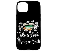 Echa un vistazo está en un lector de nerd floral para amantes de los libros Carcasa para iPhone 15 Plus