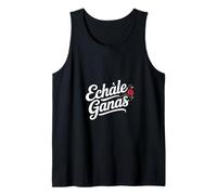 Echale Ganas - Divertido Dicho Motivacional Floral Camiseta sin Mangas