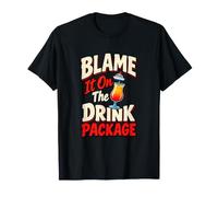 Echar la Culpa al Paquete de Bebidas Divertidas Vacaciones en Crucero Camiseta
