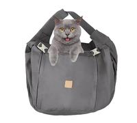 Écharpe de Transport pour Chat et Chien - Sac de Voyage Confortable | à Dos pour Animaux | Grande Capacité, Écharpe de Poitrine Douce, Transport Main Libre, Sac de Voyage pour Animaux de Com