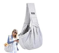 Écharpe De Transport Pour Chien - Conçu Avec UNE Ventilation, Pochette Respirante Pour Chien, Sac À Bandoulière Portable Pour Chat et Chiot | Fourre-Tout Souple Pour Chiens et Chats