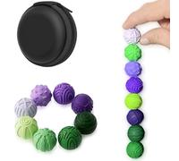 Echehi Bolas Magneticas de Silicona Silenciosas para Adultos y Niños, 8 Juguetes sensoriales con Texturas, Juego antiestres para Ansiedad, Concentración, TDAH, Oficina y Aula