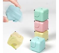 Echehi Fidget Spinner Antiestres, Set de 4 Cubo Antiestres Mágicos, Juguetes Sensoriales de Escritorio Portátil para Adultos y Niños
