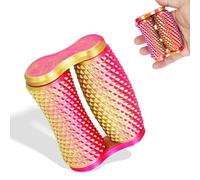 Echehi Juguetes Sensoriales de Mano, Fidget Toys Impreso en 3D para Antiestres y la Ansiedad, Promueve la Concentración, la Claridad y Ejercicios Manuales. Dorado Degradado