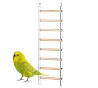 Échelle pour cage à oiseaux - Pont plateforme avec perchoirs et échelle d'escalade, pont échelle pour perroquets pour petits oiseaux, accessories pour cage à oiseaux pour perruches, calopsittes, insép