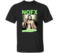 ECHJCG BitTeeClo NOFX - Never Trust A Hippy T-Tshirts Camisetas y Tops(Medium)