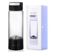 Echo Go - Botella de agua de hidrógeno, generador de botella de agua de hidrógeno, taza de agua portátil rica en H2, tu socio perfecto para un vidrio de estilo de vida consciente de la salud, 380 ml
