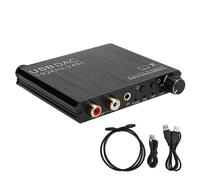 Echo Master, convertidor de entrada SPDIF a RCA analógica y conector de 3,5 mm con control de volumen, convertidor de audio digital a analógico de