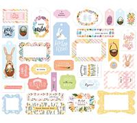Echo Park Cardstock Ephemera 33/Pkg-Frames & Tags, My Favorite Easter FE265025