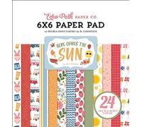 Echo Park Double-Sided Paper Pad 6"X6" 24/Pkg-Here Comes The Sun