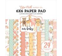 Echo Park Double-Sided Paper Pad 6"X6" 24/Pkg-Our Baby Girl BA301023