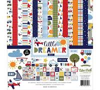 Echo Park Paper 647843 Little Dreamer Boy Collection Kit, 12 x 12