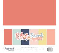 Echo Park Paper Baby On Board - Kit de sólidos para niña