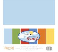 Echo Park Paper Born To Travel - Kit de sólidos