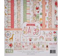 Echo Park Paper Company Echo Park - Kit de colección Welcome Baby Girl de 12 x 12 pulgadas, papel, 30,5 x 30,5 cm