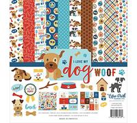 ECHO PARK PAPER COMPANY I Love My Dog COLL - Kit de collar de 12 x 12, talla única