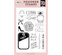 Echo Park Paper Moda: conjunto de sellos atrevidos, varios