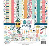 Echo Park Paper Papel de empresa, kit de colección para fiestas en la piscina, 12 x 12 pulgadas