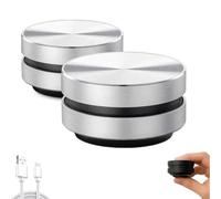 Echo Pod Speaker, Echo Pod Shower Speaker, Music Player with Suction Cup For Bath, Home, Outdoor, Travel (Sliver*2pcs)