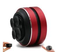 Echo Pod Speaker, Music Player with Suction Cup, That Can Turn Anything into a Speaker for Home, Outdoor, Travel, Bath, Bluetooth Mini Speaker (Red)