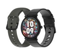 Echo Rainbow Sunset - Reloj Inteligente para Hombre y Mujer, Pantalla HD, Llamadas Bluetooth, Seguimiento de Salud, sueño y 100 Modos Deportivos, autonomía 7J, 2 Pulseras Incluidas, iOS y Android