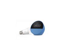 Echo Spot (Última generación) con Alex Azul Océano + Philips Hue White Bombilla LED Inteligente (E27), Pack Iluminación Inteligente con Control por Voz
