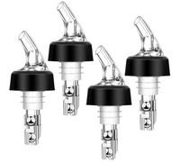 ECHOBUY 2 cl Dosificadores por Boquilla Transparente 4PCS Medidores, Porcionadores Auto-Pour para Vino, Licores, Cócteles y Aceite