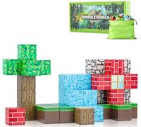 ECHOBUY Bloques de construcción magnéticos, 48 piezas, bloques magnéticos, imanes para niños, juguetes creativos a partir de 3, 4, 5, 6, 7, 8, 9 años, juego magnético, regalo para niños y niñas