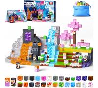 ECHOBUY Bloques Magneticos Construcción 150 Piezas Bloques Magnéticos Niños, Juego Magnetic Blocks Juguetes Sensorial Stem Montessori Regalos para Niños y Niñas 3+ Años