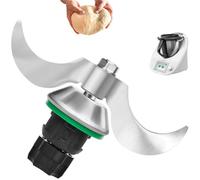 ECHOBUY Cuchillo amasador Thermomix TM6 TM5, Repuesto en acero inoxidable Limpieza rápida, Sin restos de masa Cuchilla mezcladora compatible con Vorwerk