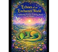 Echoes of an Enchanted World: A Relaxing Fantasy Coloring Book for Adults