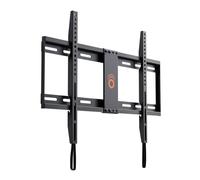 ECHOGEAR SlimView - Soporte Fijo de Pared para TV de Perfil bajo para televisores de hasta 80 Pulgadas, sostiene tu Solo 1.25 Pulgadas del Sistema de Bloqueo de Cuerda de tracción, fácil Acceso por