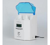 Echonect Calentador de gel para 2 botellas con pantalla digital, temperatura y temporizador ajustables. Perfecto para gel de ultrasonido, crema de masaje y aceite, montaje en pared o independiente