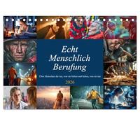 Echt Menschlich Berufung (Tischkalender 2026 DIN A5 quer), CALVENDO Monatskalender: Ein Kalender über Menschen, die tun, was sie lieben und das ist ... daran erinnern, wie schön wahre Hingabe ist.
