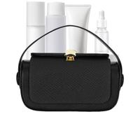 Echtleder Umhängetasche Damen Mittelgroß, Blockierung Handtasche Kleine Leder Bag Schultertaschen für Frauen Saddle Bag mit Verstellbar Schultergurt, Negro , Se référer au descriptif