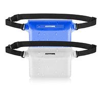 ECHTPower Bolsa Impermeable Riñonera Protectora para Teléfono Móvil, iPad, Dinero, Llaves, Documentos, 100% Impermeable Ideal para Correr, Pescar, IR a Playa, Natar