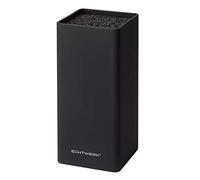 Echtwerk Bloque de Cuchillo Cuadrado Universal Square con Fibras plásticas, Negro