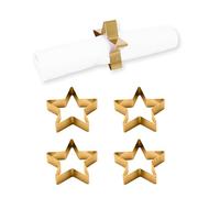 Echtwerk diseño de Estrella, servilleteros, Hebillas para servilletas, Universal, decoración de Mesa para Bodas