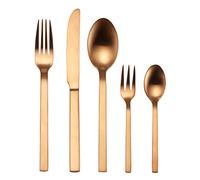 Echtwerk EW-BS-1140B "Milos" - Cubertería Color Bronce, Para hasta 6 personas, 30 piezas, acero inoxidable