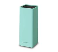 ECHTWERK EW-MB-0115 bloque de cuchillo universal Square con fibras plásticas, claro, azul turquesa